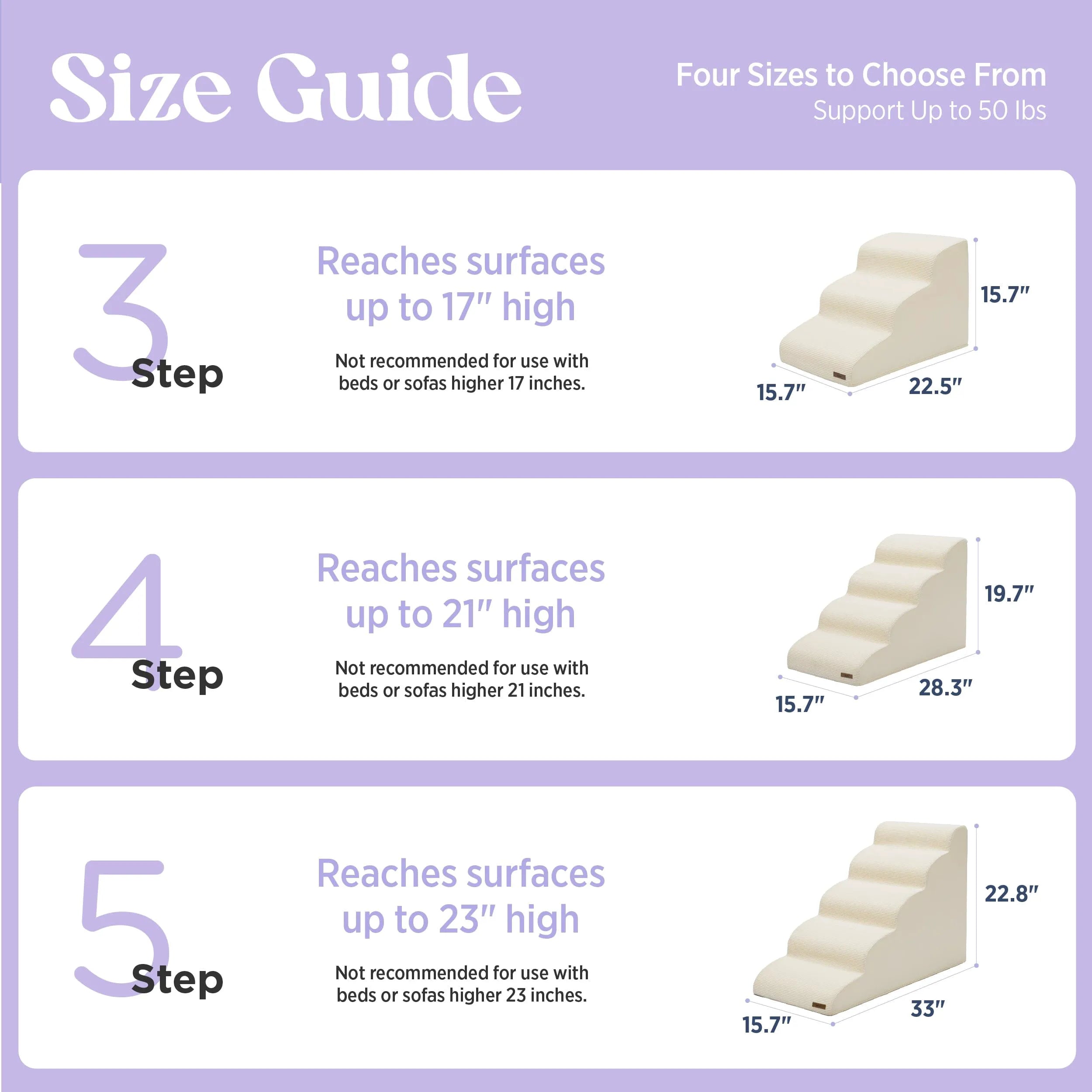 Lesure Orthopedic Dog Stairs