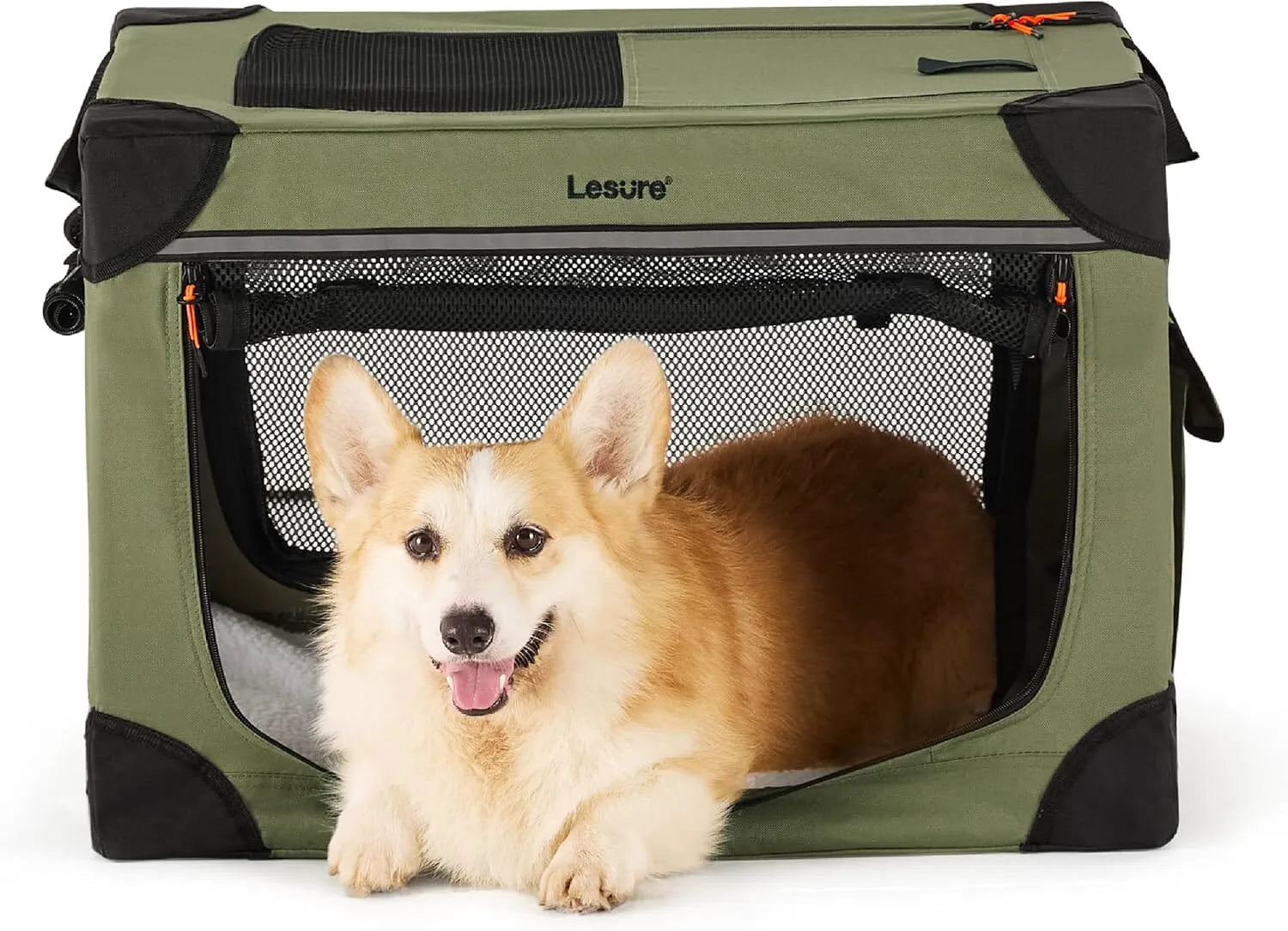 Lesure Soft Collapsible Dog Crate