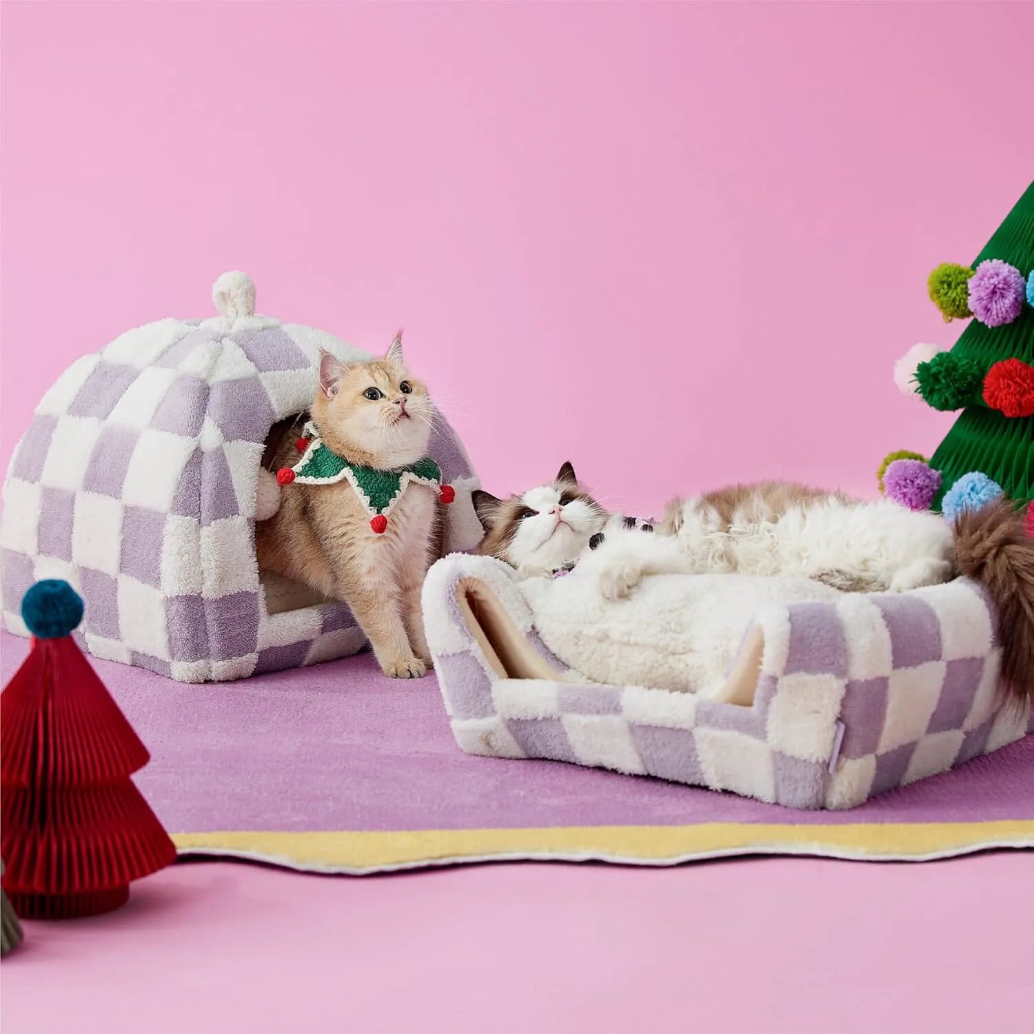 Lesure 2-in-1 Cat Cave Bed