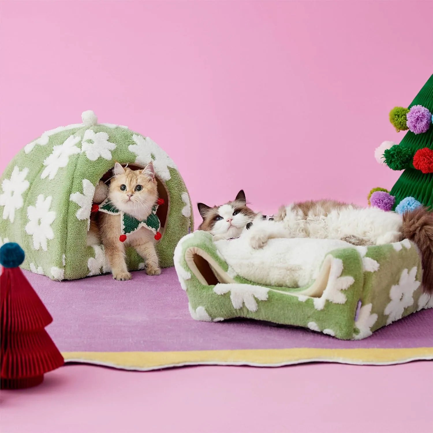 Lesure 2-in-1 Cat Cave Bed