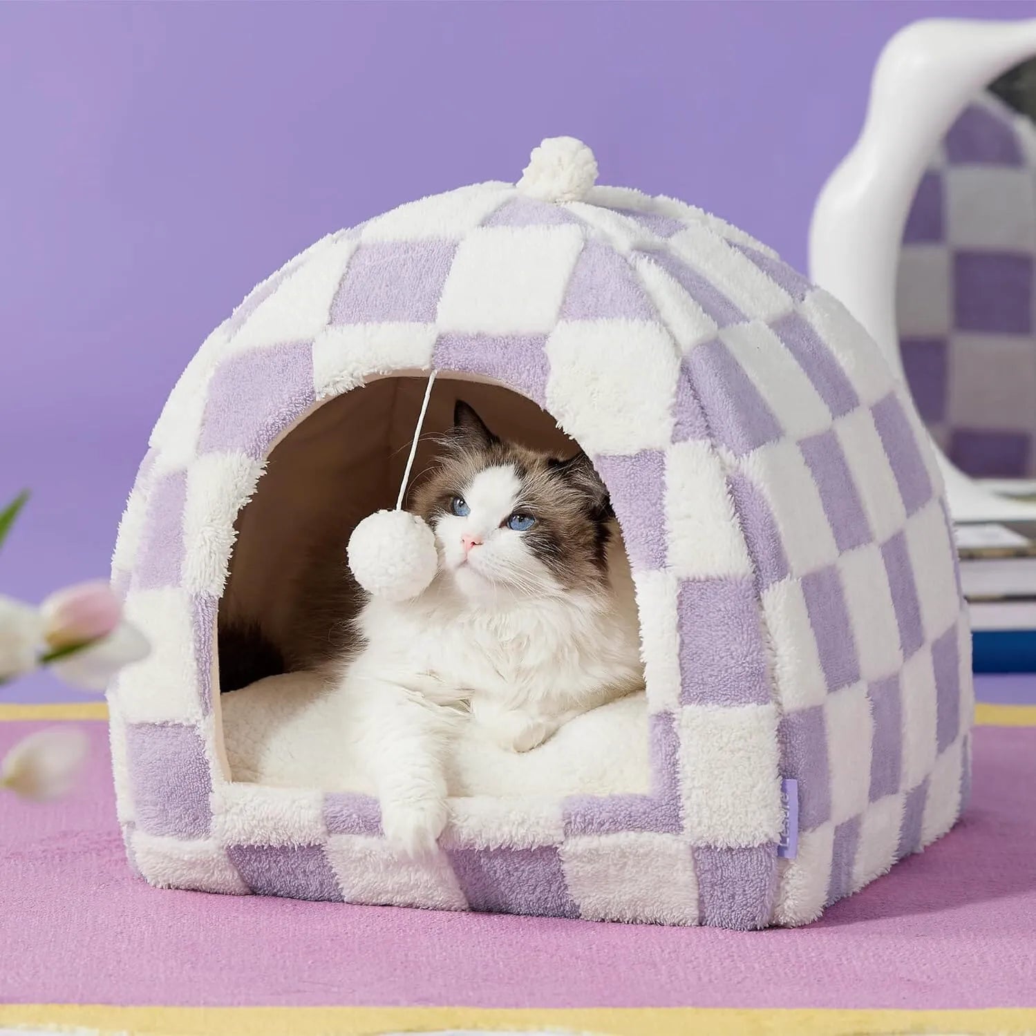 Lesure 2-in-1 Cat Cave Bed