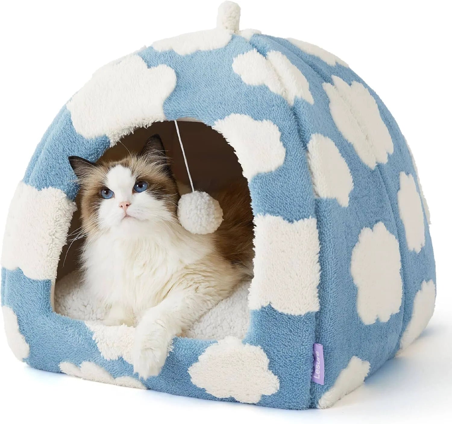 Lesure 2-in-1 Cat Cave Bed