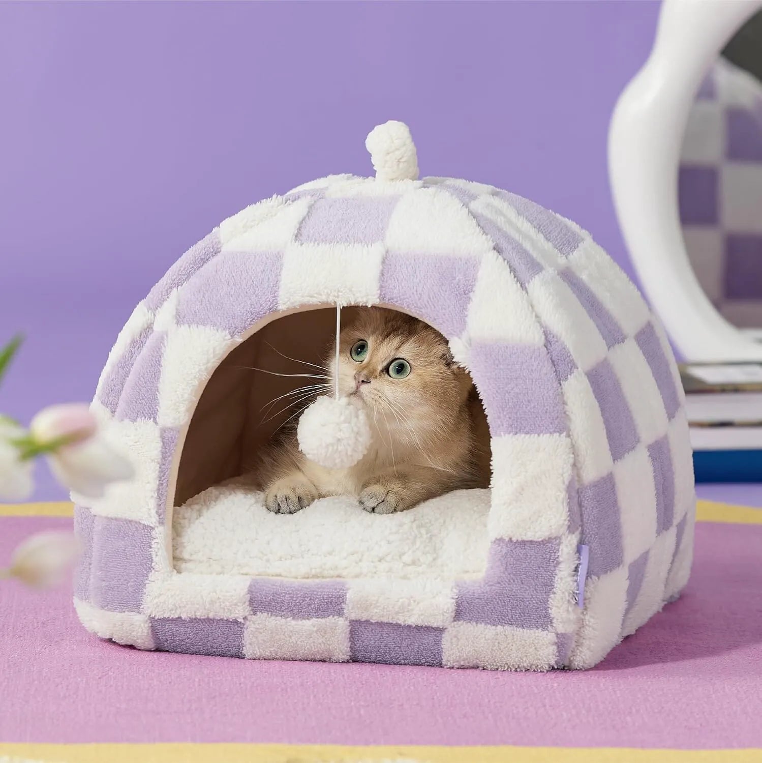Lesure 2-in-1 Cat Cave Bed