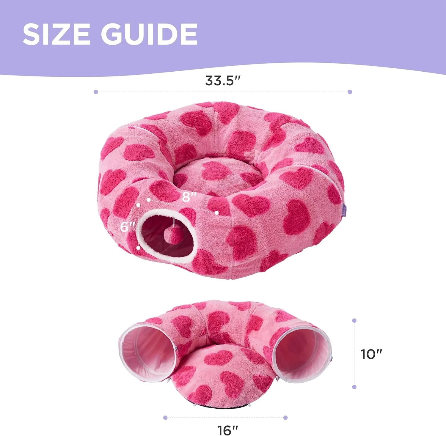 Lesure 2-in-1 Cat Tunnel Bed