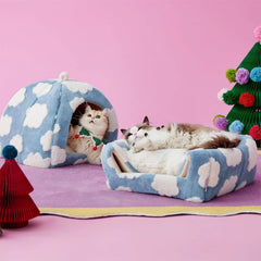 Lesure 2-in-1 Cat Cave Bed