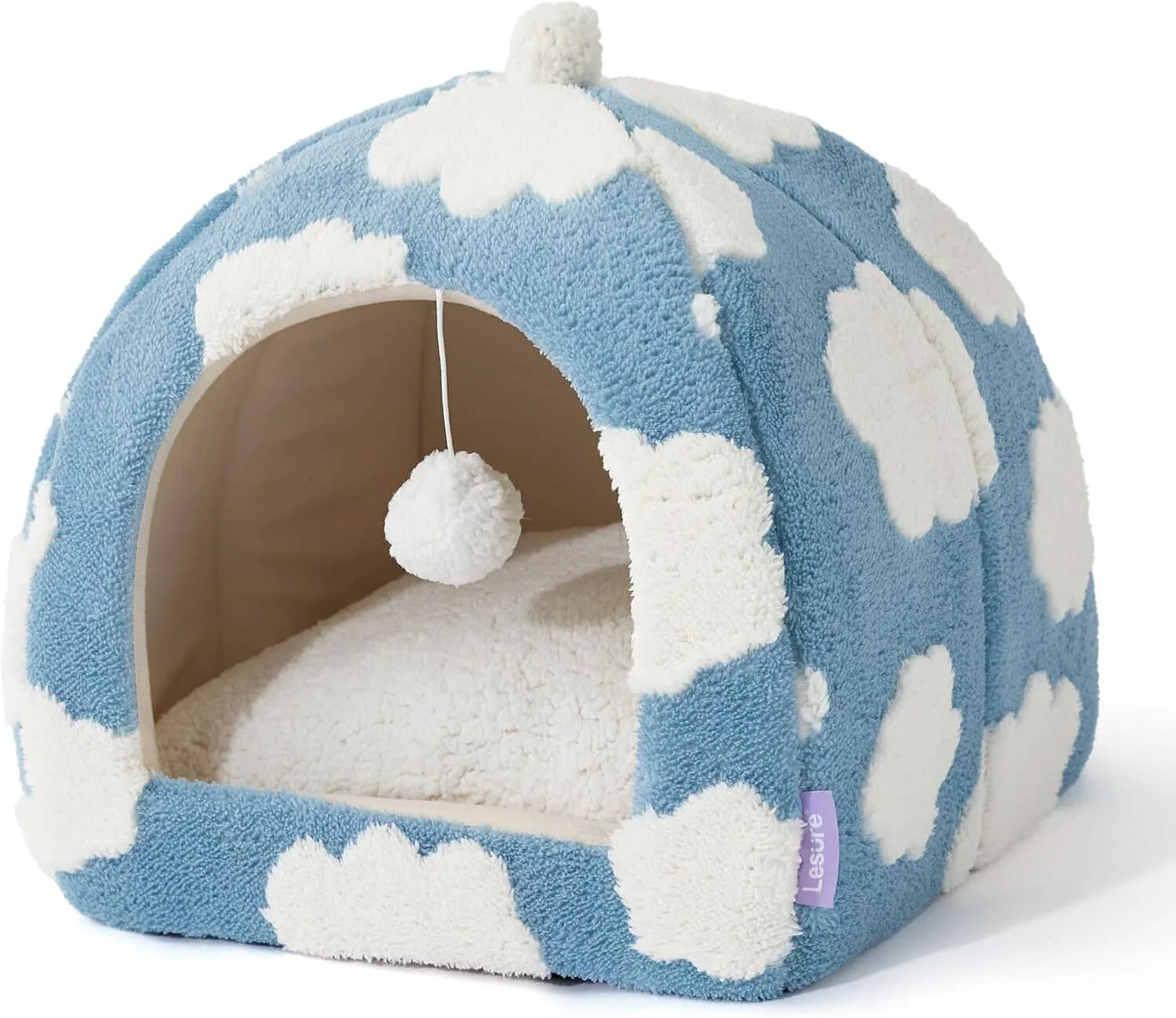 Lesure 2-in-1 Cat Cave Bed