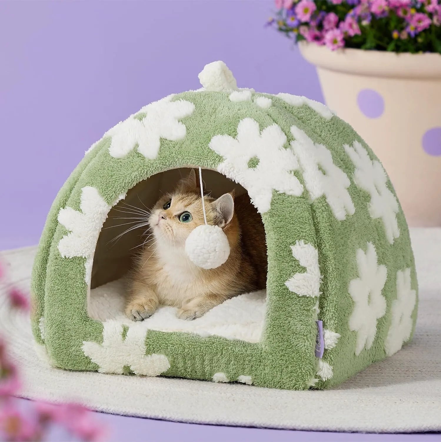 Lesure 2-in-1 Cat Cave Bed