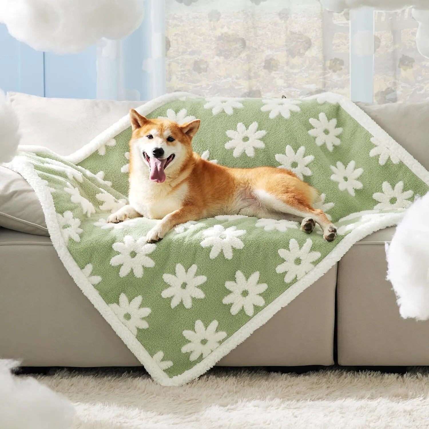 Lesure Waterproof Pet Blanket for Dogs and Cats